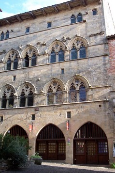 Facade Cordes sur Ciel ,  Bastide albigeoise