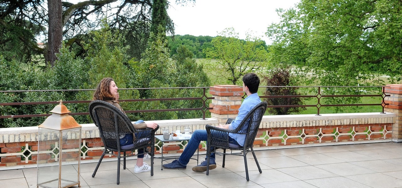 terrasse chambres d'hotes buc