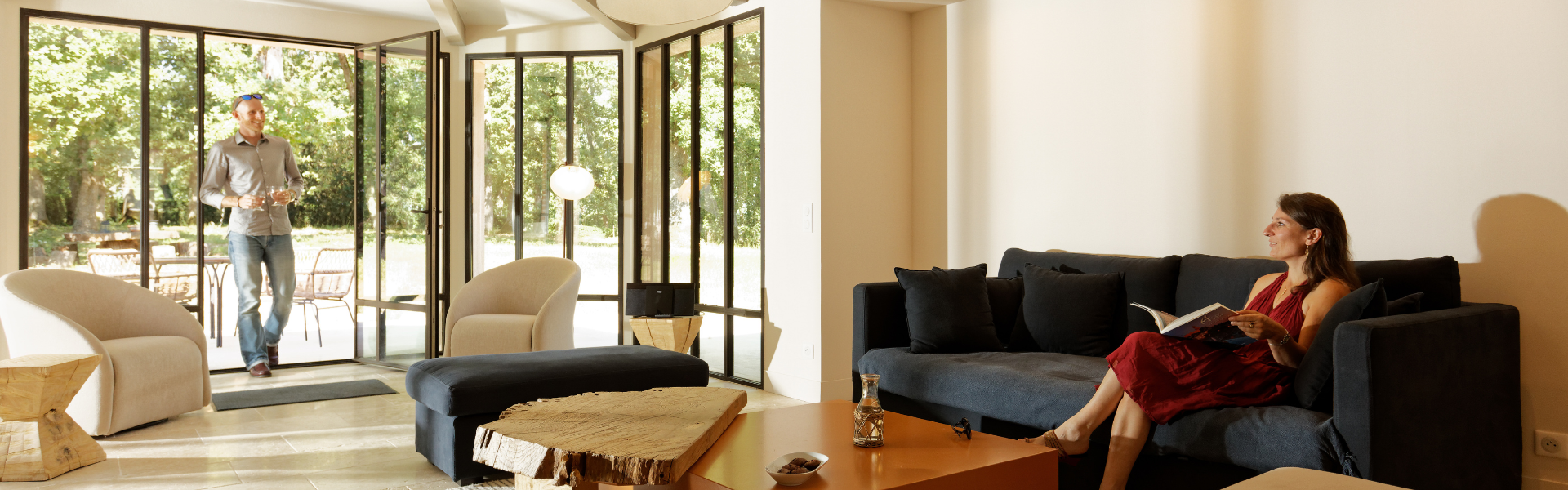 Salon gîte de charme Pigeonnier domaine du buc albi tarn