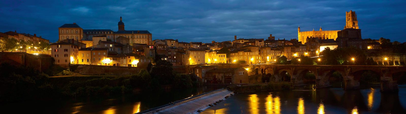 Vue d’Albi et du Tarn, photo D.Viet la cité Episcopale d'Albi